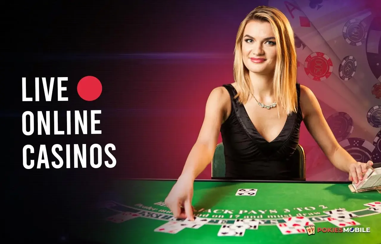 Tampilan ruang kasino live MONTE77 dengan meja dealer