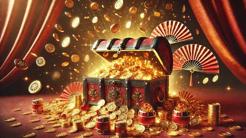Layar slot pada perangkat mobile dengan kontrol putaran